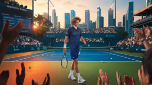 félix lebrun, jeune talent du tennis, a été malheureusement éliminé au deuxième tour du grand smash de singapour, une compétition très attendue. découvrez les moments forts de son parcours et les défis auxquels il a fait face.