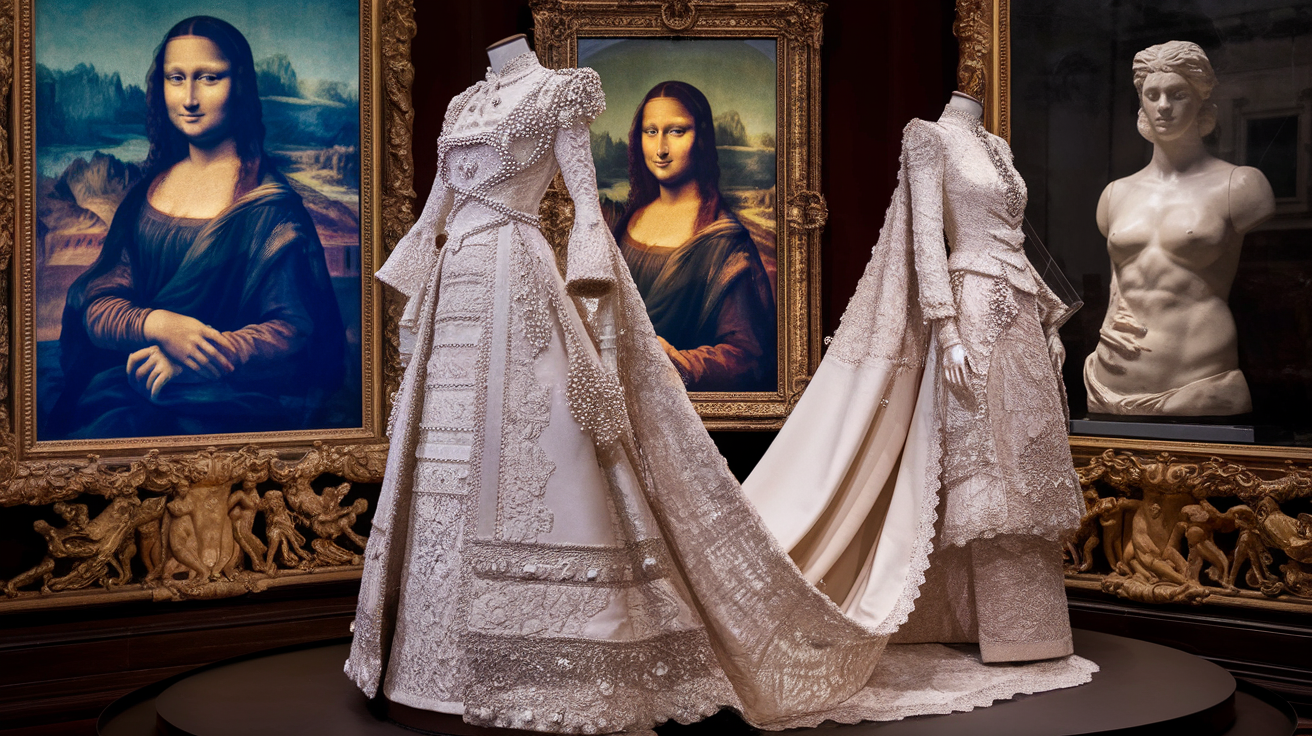 découvrez l'univers fascinant de l'exposition parisienne 'louvre couture' à travers un ouvrage captivant qui révèle la magie des œuvres, la rencontre entre art et mode et le charme inégalé du musée du louvre.