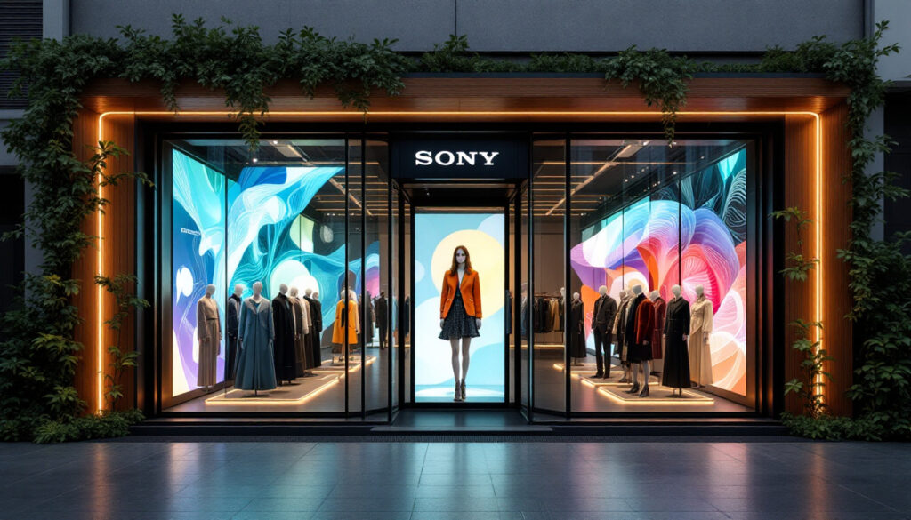 découvrez comment stella mccartney innove ses vitrines avec la technologie numérique de sony, alliant mode et modernité pour une expérience unique et immersive. plongez dans l'univers créatif de la designer britannique et explorez la fusion de l'art et de la technologie.