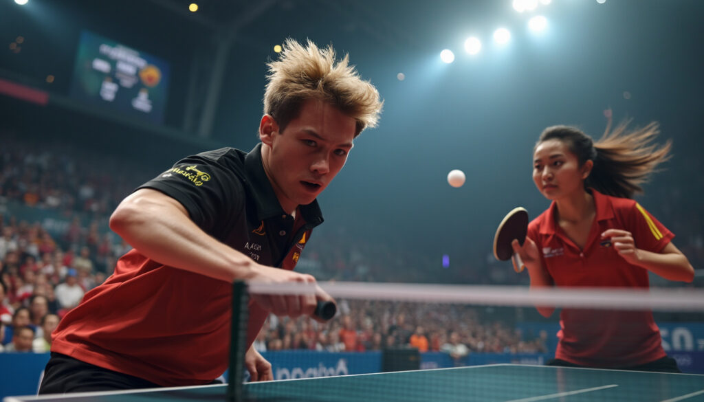 Découvrez l'heure et le lieu de la rencontre entre Alexis Lebrun et Wang Chuqin lors du 8e de finale du WTT Champions de Chongqing ! 7 ne manquez pas le 8e de finale du wtt champions de chongqing ! découvrez tous les détails sur l'heure et le lieu de la rencontre tant attendue entre alexis lebrun et wang chuqin. soyez au cœur de l'action !
