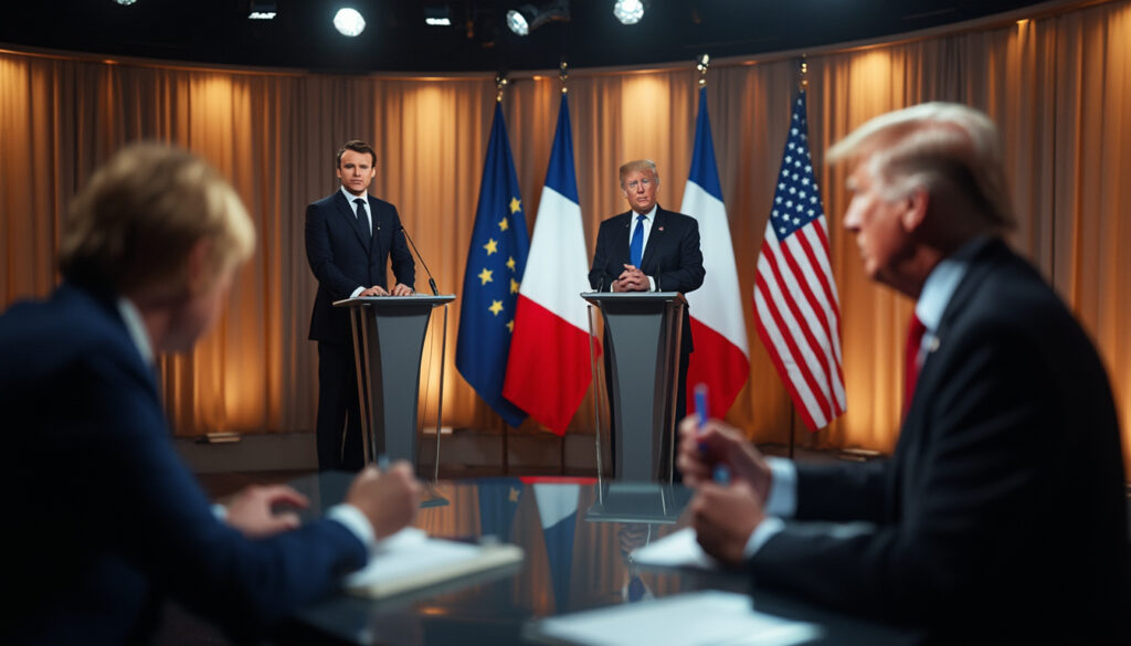 Emmanuel Macron s'exprimera ce soir à 20h pour aborder la guerre en Ukraine et la situation politique avec Donald Trump 10 ce soir à 20h, emmanuel macron prendra la parole pour discuter de la guerre en ukraine et de la situation politique actuelle, notamment en lien avec donald trump. ne manquez pas cette intervention clé qui pourrait éclairer les enjeux internationaux.
