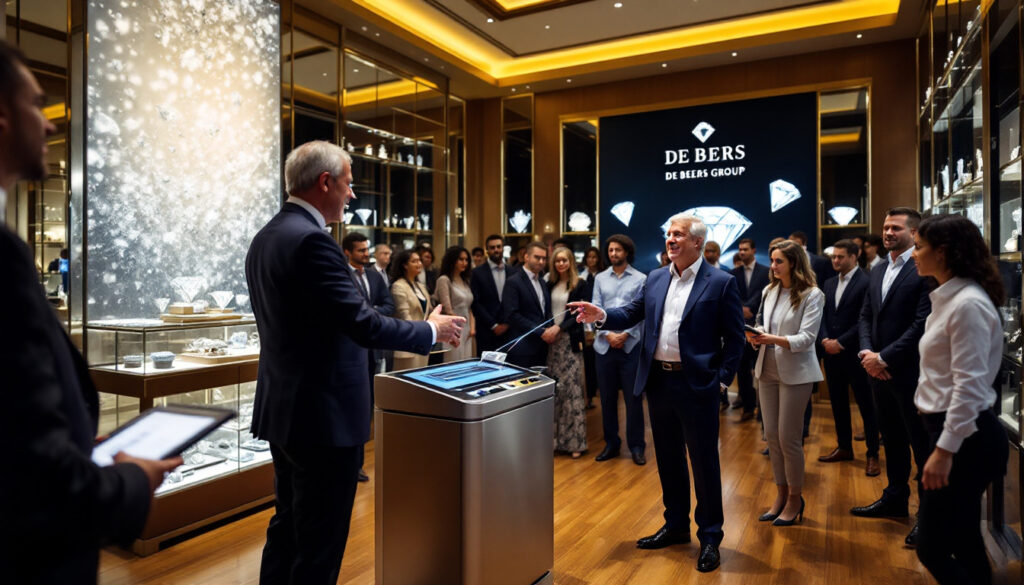 Le De Beers Group inaugure son nouvel outil de vérification des diamants pour le commerce de détail 9 découvrez le nouvel outil innovant de vérification des diamants lancé par le de beers group, conçu pour renforcer la confiance et la transparence dans le commerce de détail des pierres précieuses. un pas en avant pour assurer l'authenticité et l'éthique dans l'industrie du diamant.