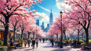 découvrez le charme du printemps à new york dès mars ! profitez des fleurs en pleine éclosion, des événements en plein air et de l'énergie vibrante de la ville qui ne dort jamais. préparez-vous à explorer les parcs, les cafés en terrasse et les activités culturelles qui rendent cette saison si spéciale.