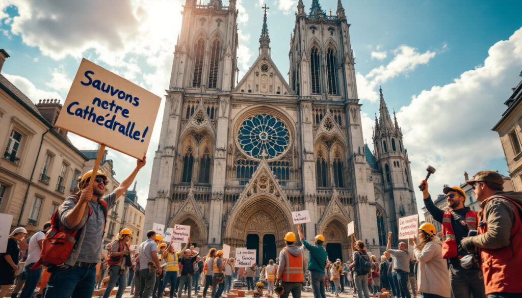 découvrez la mobilisation citoyenne à lisieux pour restaurer la cathédrale menacée. engagez-vous dans cette urgence pour préserver un patrimoine historique inestimable et participer à une action collective en faveur de notre héritage culturel.