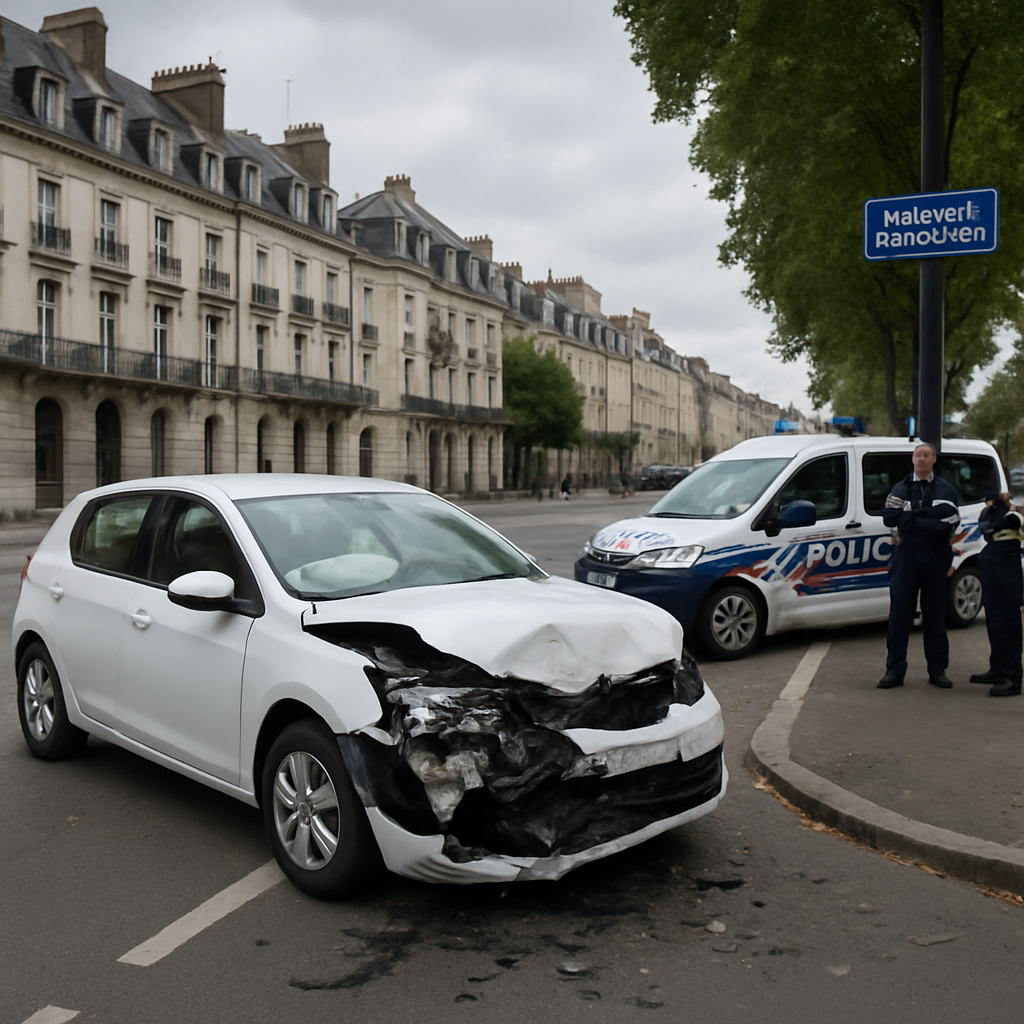 Accident spectaculaire à Tours : trois voitures en collision, sept personnes blessées dont deux sérieusement 1 découvrez les détails de l'accident spectaculaire survenu à tours, impliquant trois voitures et faisant sept blessés, dont deux dans un état grave. informez-vous sur cet événement tragique et ses conséquences.