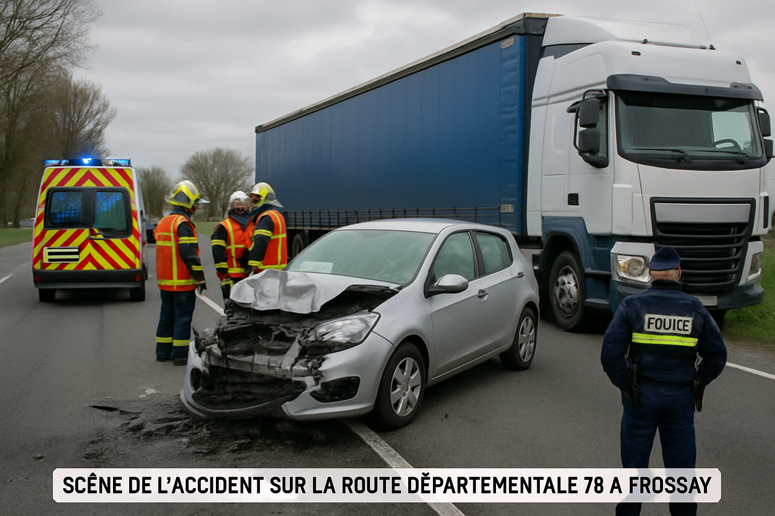 Accident spectaculaire en Loire-Atlantique : une voiture se retourne, quatre blessés pris en charge 1 découvrez les détails d'un accident spectaculaire survenu en loire-atlantique, où une voiture s'est retournée, entraînant la prise en charge de quatre blessés par les secours. un événement marquant à suivre de près.