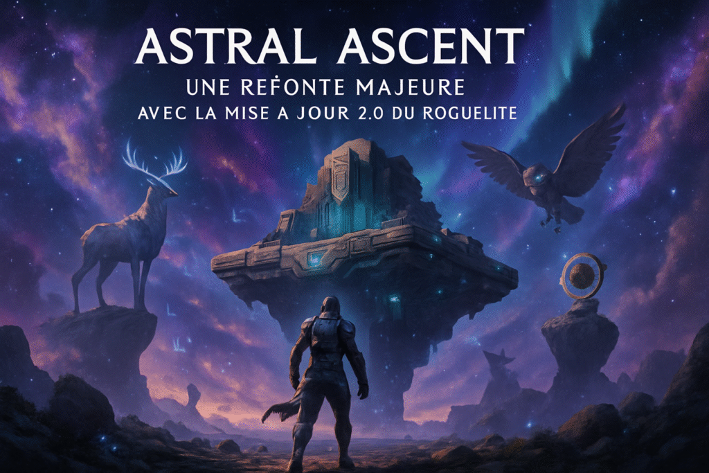 découvrez la mise à jour 2.0 du roguelite astral ascent, qui propose une refonte majeure de l'expérience de jeu. plongez dans un univers captivant avec de nouvelles mécaniques, des graphismes améliorés et des défis inédits pour les aventuriers en quête de sensations fortes. ne manquez pas cette évolution qui transforme votre aventure spatiale!