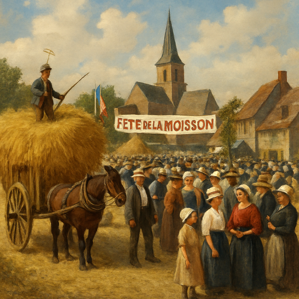 Dans ce charmant village du Calvados, les préparatifs pour la fête de la moisson battent leur plein 1 découvrez l'ambiance festive du charmant village du calvados, où les habitants s'affairent aux préparatifs de la traditionnelle fête de la moisson. plongez dans cette célébration authentique riche en couleurs et en saveurs.