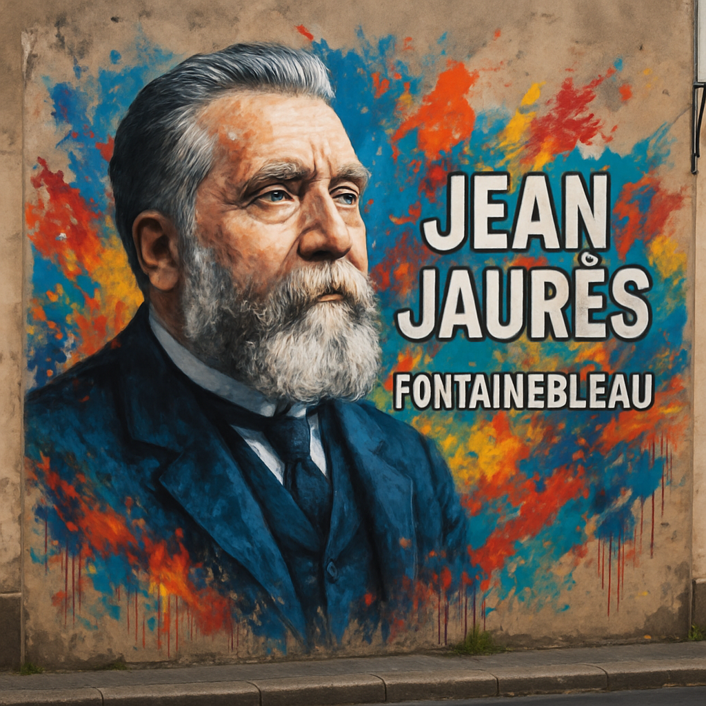 Dans les environs de Fontainebleau : une œuvre de street art en hommage à Jean Jaurès créée par des élèves du lycée 1 découvrez une œuvre de street art unique dans les environs de fontainebleau, réalisée par des élèves du lycée en hommage à jean jaurès. un parcours artistique enrichissant qui allie créativité et engagement historique.