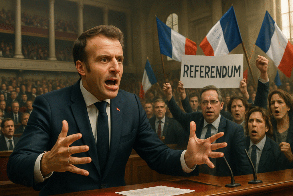 découvrez notre analyse autour de la question cruciale : un référendum pourrait-il mettre un terme au quinquennat d'emmanuel macron ? plongez dans les enjeux politiques, les réactions des partis et les implications pour l'avenir de la france.