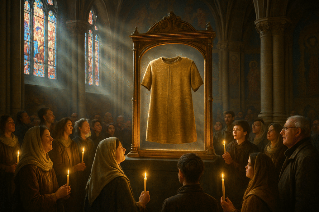 découvrez l'incroyable histoire de la « sainte tunique du christ » à la basilique d'argenteuil. plongez dans les mystères et les révélations de ce précieux trésor religieux, symbole de foi et de dévotion, au cœur d'une saga fascinante.
