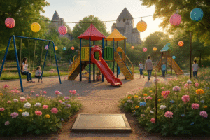 découvrez un parc de jeux unique près de provins, dédié à la mémoire d'un enfant tragiquement disparu. cet hommage poignant offre un espace de réconfort et de solidarité, invitant familles et amis à se rassembler et à célébrer la vie tout en se souvenir de ceux qui nous ont quittés.