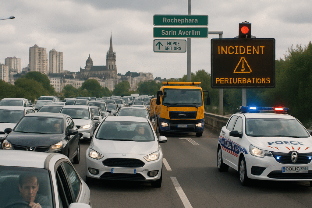 un incident sur la rocade de tours perturbe le trafic, entraînant des ralentissements et des déviations. restez informé des mises à jour pour éviter les désagréments.