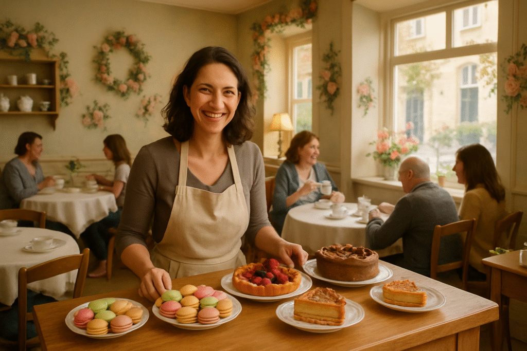 découvrez le nouveau salon de thé à melun, où notre passionnée vous invite à déguster ses délicieuses créations maison. un endroit chaleureux pour savourer des douceurs uniques, parfait pour les amateurs de plaisirs sucrés.