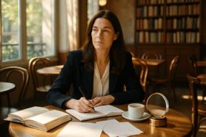 découvrez l'univers fascinant de florence seyvos, romancière et scénariste primée par le prix du livre inter 2025. plongez dans ses œuvres captivantes et son parcours inspirant, mettant en lumière son talent et sa créativité.