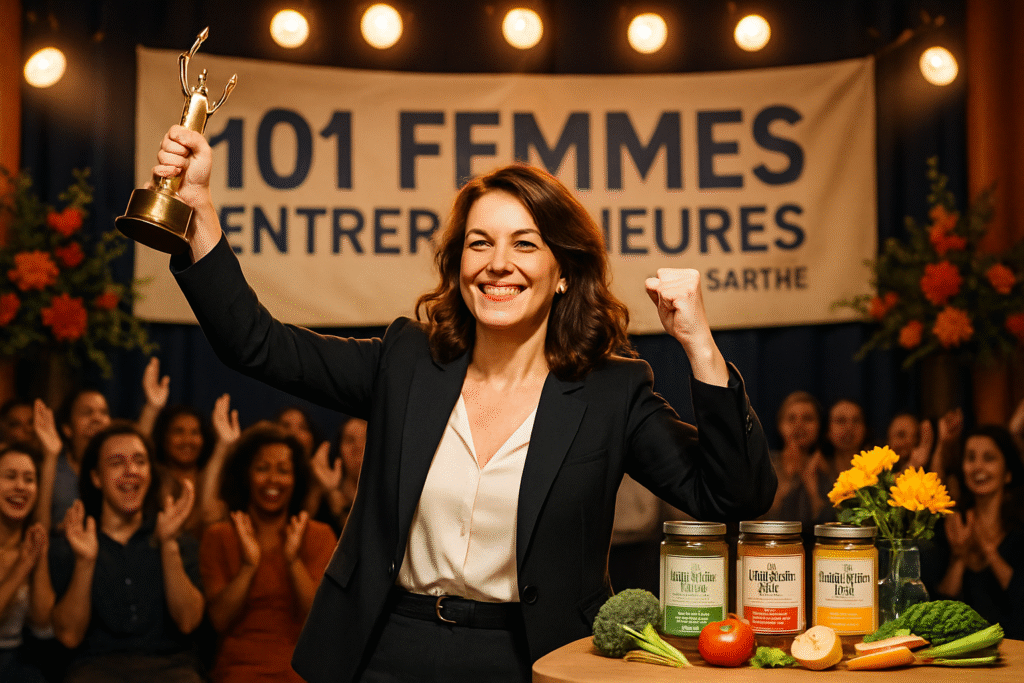 découvrez comment aline lebrêne-baron a remporté le concours « 101 femmes entrepreneures » en sarthe, mettant en avant ses bouillons bio innovants et de qualité. une success story inspirante qui célèbre l'entrepreneuriat féminin et l'engagement écologique.