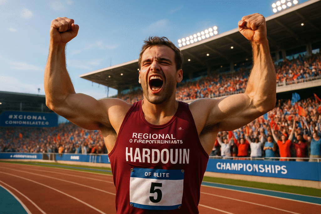 découvrez le triomphe d'hardouin lors des championnats régionaux, où il a démontré une puissance absolue chez les élites. un événement marquant qui souligne l'exceptionnelle performance de cet athlète. ne manquez pas les moments forts de cette compétition captivante.