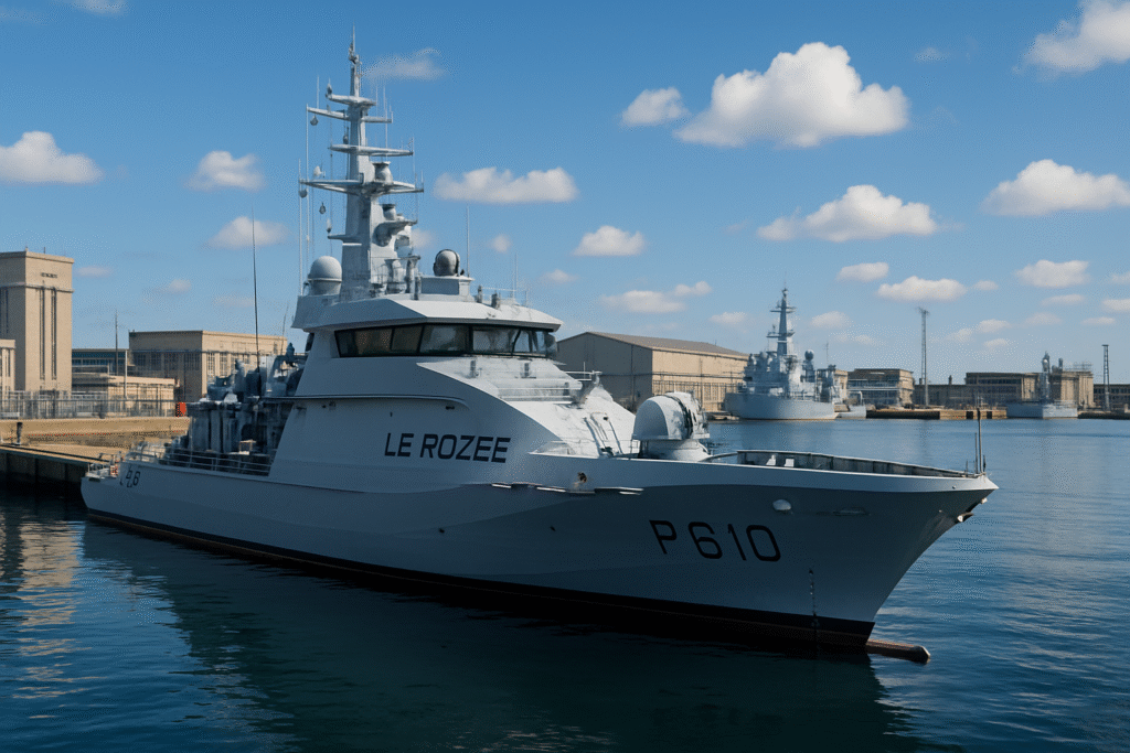 découvrez le rozel, le dernier patrouilleur côtier innovant récemment intégré à la base navale de cherbourg. explorez ses caractéristiques avancées et son rôle essentiel dans la sécurité maritime.