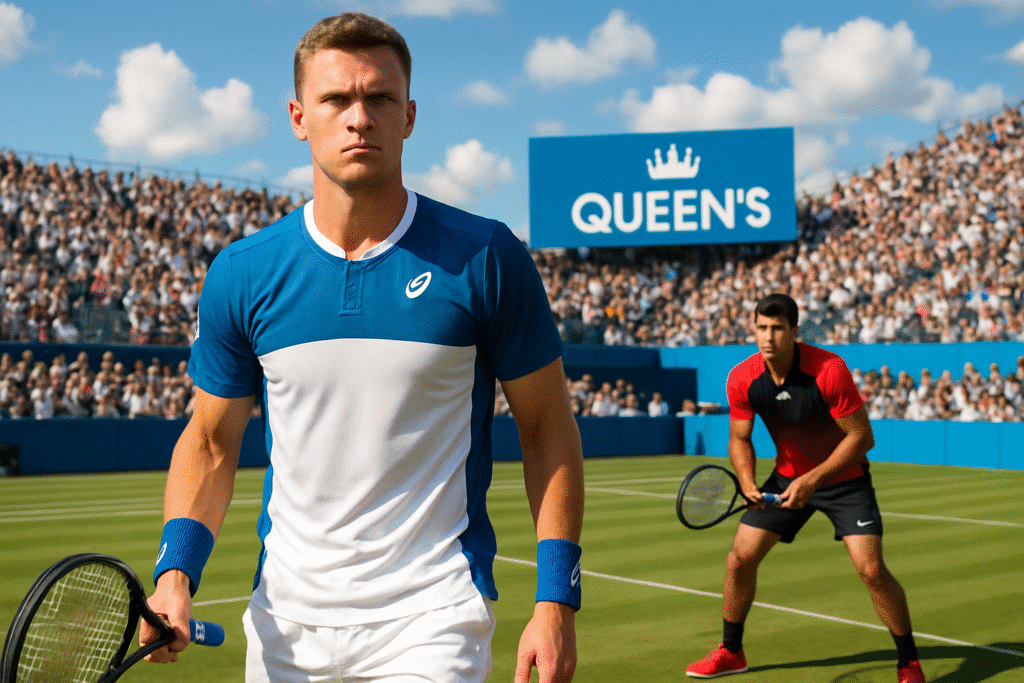découvrez comment lehecka se prépare à affronter le prodige carlos alcaraz en finale au queen's. un affrontement prometteur entre deux talents du tennis, qui pourrait marquer un tournant dans leurs carrières. ne manquez pas les analyses et les attentes autour de ce match palpitant.