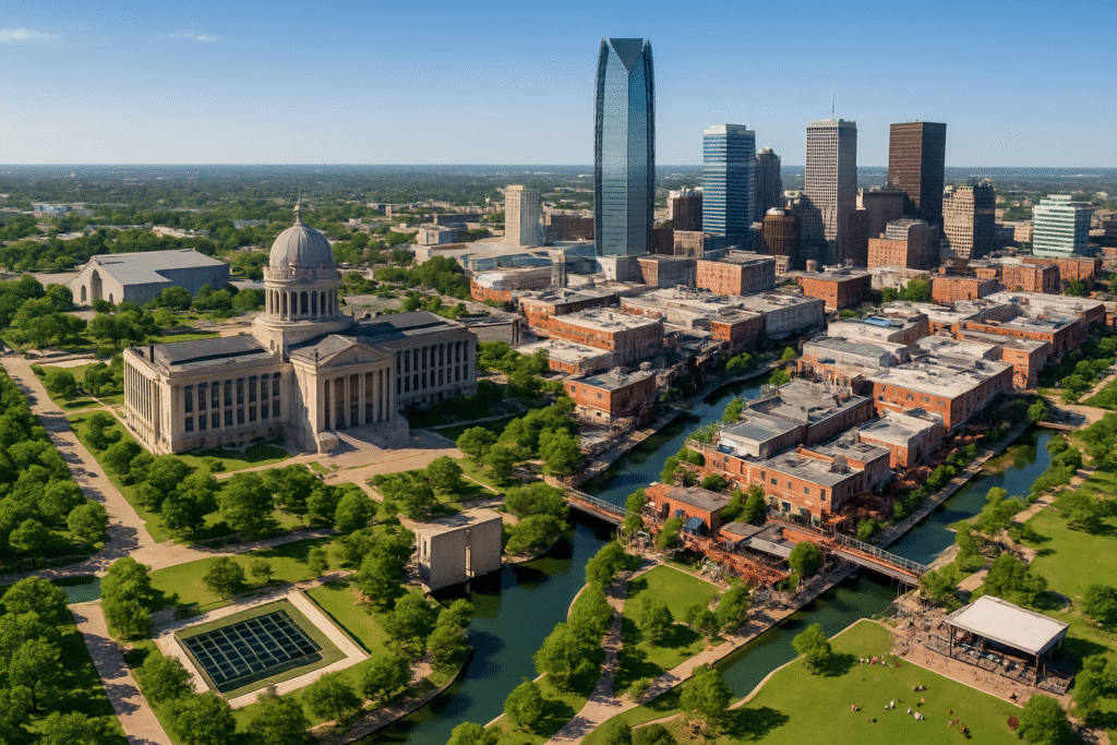 Les données clés à retenir d'Oklahoma City 7 découvrez les informations essentielles sur oklahoma city : ses attractions, sa culture, son économie et bien plus encore. une vue d'ensemble incontournable pour mieux comprendre cette ville dynamique de l'oklahoma.