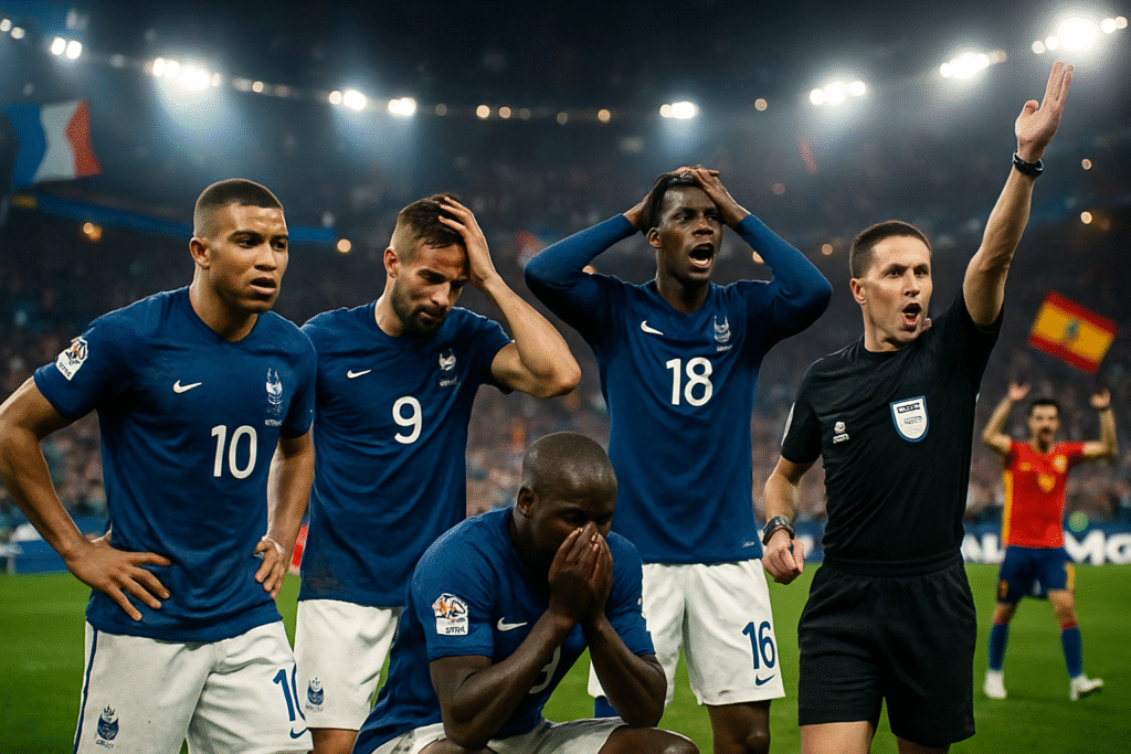 revivez le match palpitant de demi-finale de la ligue des nations où la france a été éliminée par l'espagne. découvrez les moments clés de cette rencontre mémorable qui a tenu les spectateurs en haleine jusqu'à la dernière minute.