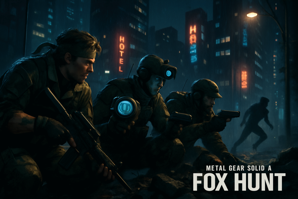 Metal Gear Solid Delta dévoile une vidéo captivante de Fox Hunt, son nouveau mode multijoueur en ligne 7 découvrez la vidéo captivante de metal gear solid delta mettant en avant fox hunt, son nouveau mode multijoueur en ligne. plongez dans une expérience immersive où stratégie et action se rencontrent pour des affrontements mémorables entre joueurs.