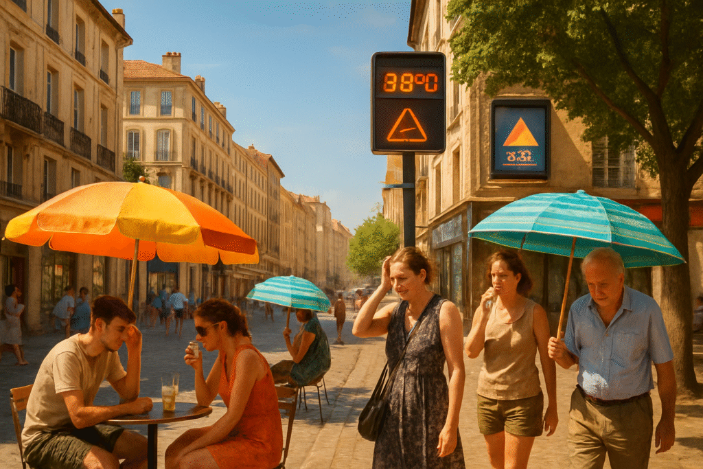 découvrez les détails de la première vague de chaleur en 2025, avec 16 départements placés en vigilance orange. les températures s'élèvent jusqu'à 38 °c, impactant la vie quotidienne et nécessitant des précautions essentielles.