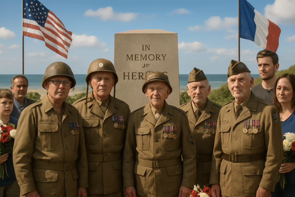 découvrez l'histoire remarquable de quatre héros du d-day, commémorés en normandie 81 ans après, grâce aux précieuses recherches d'une généalogiste. un hommage poignant qui ravive la mémoire des sacrifices réalisés lors de cette journée historique.