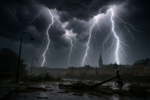 découvrez l'incroyable orage qui a récemment frappé elbeuf, laissant derrière lui des nuages majestueux et des dégâts impressionnants, avec des arbres et des lampadaires à terre. plongez dans les détails de cet événement météorologique saisissant.