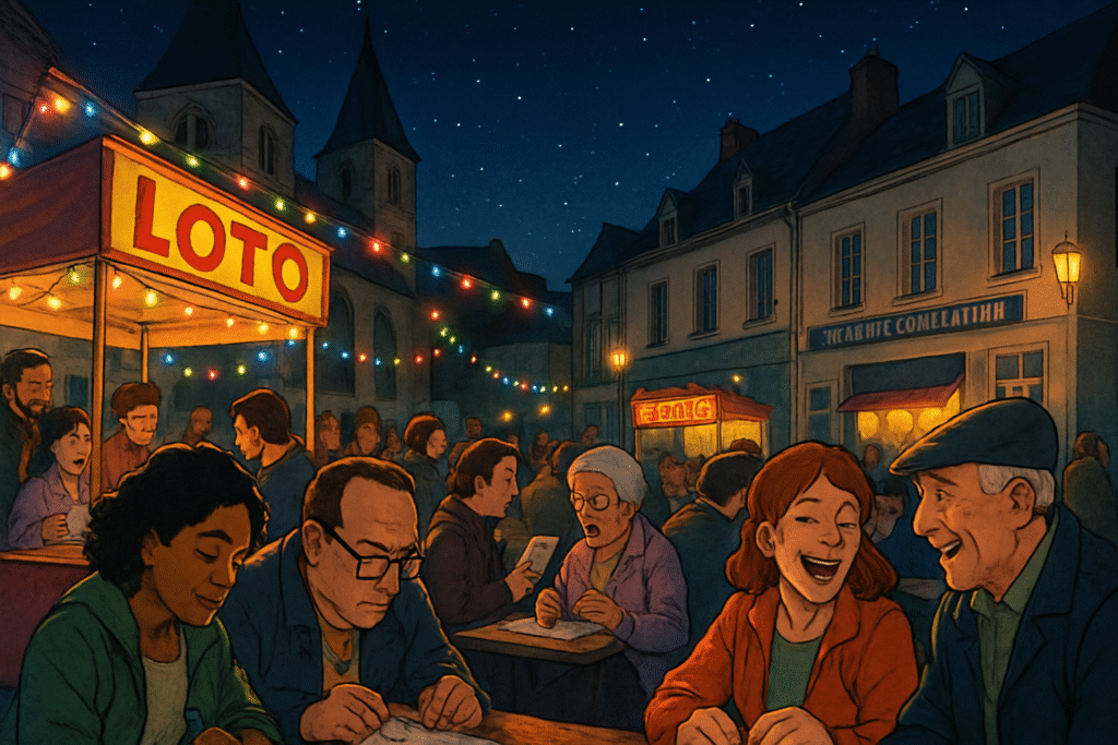 participez au loto à sillé-le-guillaume et essayez de gagner gros jusqu'à 4 heures du matin ! ne manquez pas cette chance excitante de remporter des lots incroyables dans une ambiance conviviale et festive.