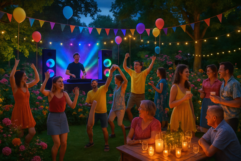rejoignez-nous pour une garden party électro festive près de lille ce dimanche ! profitez d'une journée ensoleillée remplie de musique entraînante, d'animations et de bonnes vibrations. ne manquez pas cette expérience unique au cœur de la nature.