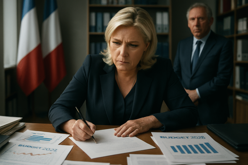dans une lettre adressée à françois bayrou, marine le pen critique les choix budgétaires pour 2026 qu'elle juge injustes pour les français. découvrez ses arguments et ses propositions pour une meilleure répartition des ressources publiques.