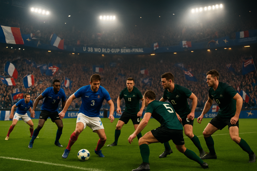 découvrez l'affrontement tant attendu en demi-finale de la coupe du monde u20 où la france affronte la nouvelle-zélande. une revanche chargée d'enjeux qui pourrait marquer l'histoire du football junior. ne manquez pas cette rencontre décisive qui promet tension et émotions !