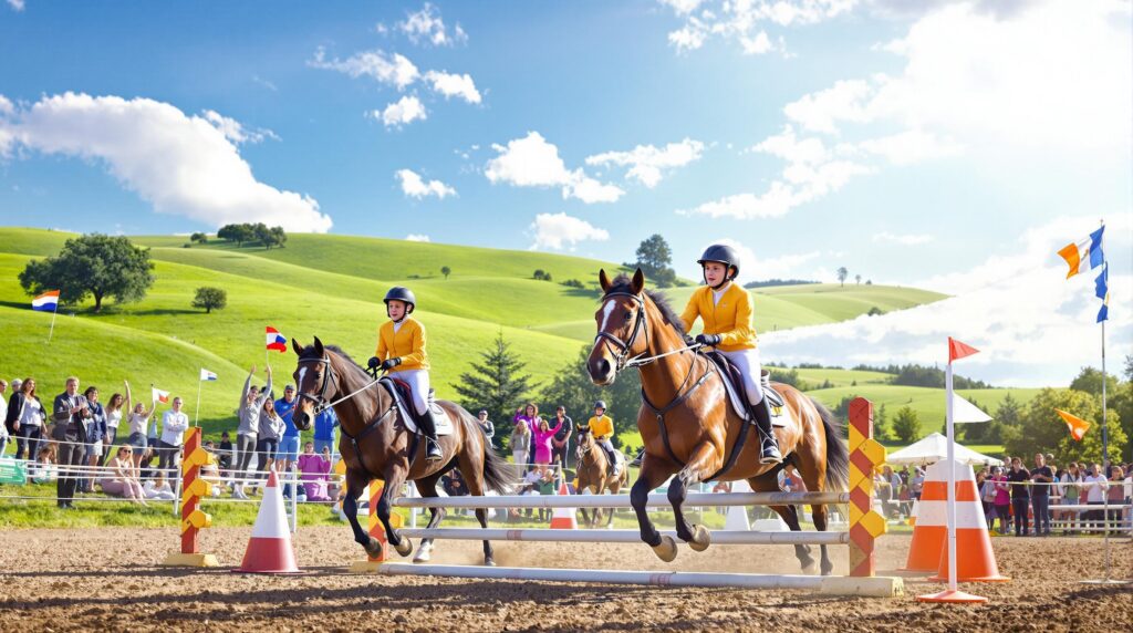 découvrez la participation de deux clubs du cantal à l'open de france équifun poney à lamotte-beuvron. suivez leurs performances et vivez l'excitation de cet événement équestre incontournable.