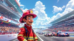 découvrez comment la mascotte des pompiers a surpris squeezie lors des 24 heures du mans ! plongez dans une rencontre inattendue entre l'univers du sport automobile et celui de la création digitale, le tout dans une ambiance festive et chargée d'émotions.