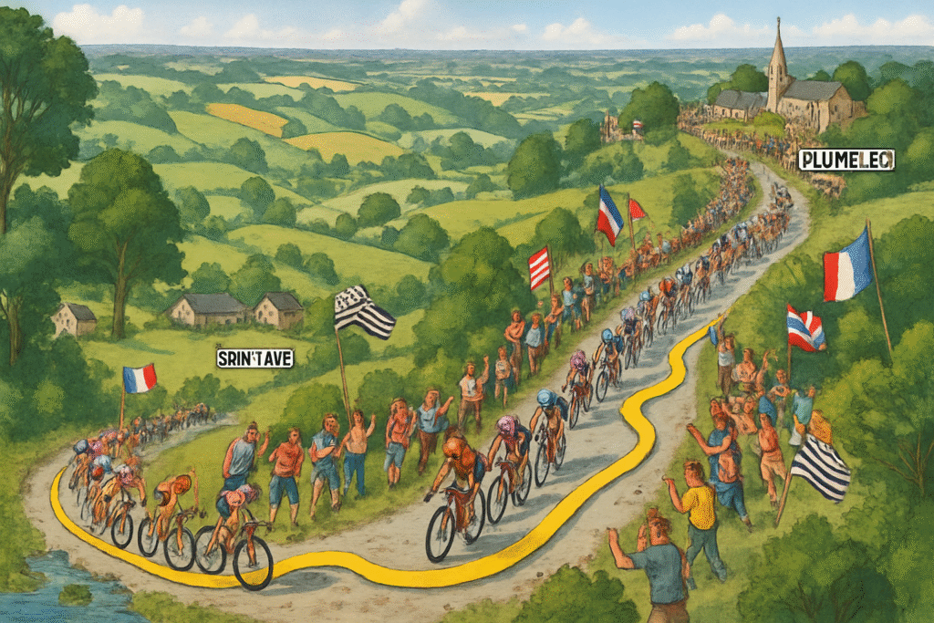 découvrez le parcours révisé de la première étape du tour de france femmes 2025 entre vannes et plumelec. explorez le nouveau profil de la course et consultez les horaires pour ne rien manquer de cet événement sportif majeur.