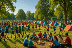 venez célébrer cinquante ans de franche camaraderie avec plus de 900 scouts d'europe près d'orléans. un événement unique où l'amitié, l'aventure et l'esprit scout s'entremêlent pour marquer un demi-siècle de souvenirs inoubliables.