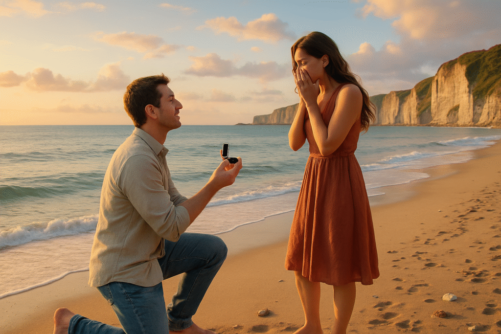 Une demande en mariage inattendue sur les shores du Calvados 2 découvrez l'histoire romantique d'une demande en mariage inattendue sur les magnifiques shores du calvados. plongez dans un moment magique entre paysages côtiers et émotions authentiques.