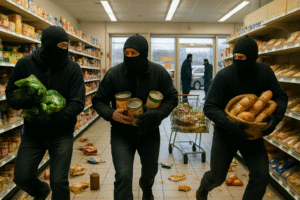 des cambrioleurs ont dérobé des denrées alimentaires dans un supermarché du cher, avant de revenir sur les lieux du vol. découvrez les détails surprenants de cette affaire insolite.