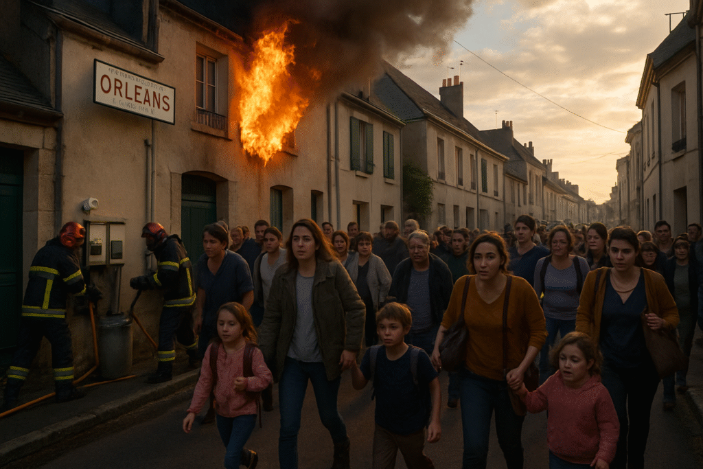 Des flammes aux compteurs de gaz : évacuation de 22 personnes près d'Orléans 5 un incendie près d'orléans a entraîné l'évacuation de 22 personnes après la propagation des flammes jusqu'aux compteurs de gaz. découvrez les détails de cette intervention spectaculaire et les mesures de sécurité mises en place.