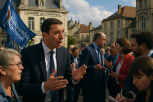 suivez en direct l'actualité politique : jordan bardella à châlons pour un vote de confiance crucial, tandis qu'édouard philippe et le parti socialiste effectuent leur rentrée politique. analyse et enjeux au cœur de l’événement.