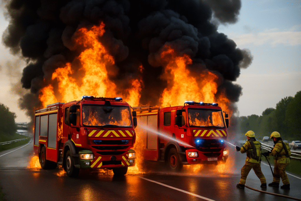 Incendie spectaculaire : deux camions s'embrasent sur une voie d'accès de l'autoroute A19 dans le Loiret 7 découvrez les détails de l'incendie impressionnant ayant détruit deux camions sur une voie d'accès de l'autoroute a19, dans le loiret. retour sur les faits et les conséquences de cet événement marquant.