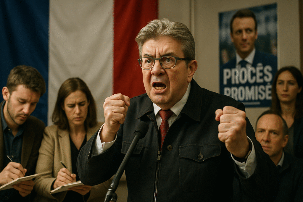 jean-luc mélenchon lance une nouvelle procédure de destitution visant emmanuel macron, cherchant à mobiliser les députés et à raviver le débat politique sur la présidence actuelle. découvrez les enjeux et réactions de cette initiative.