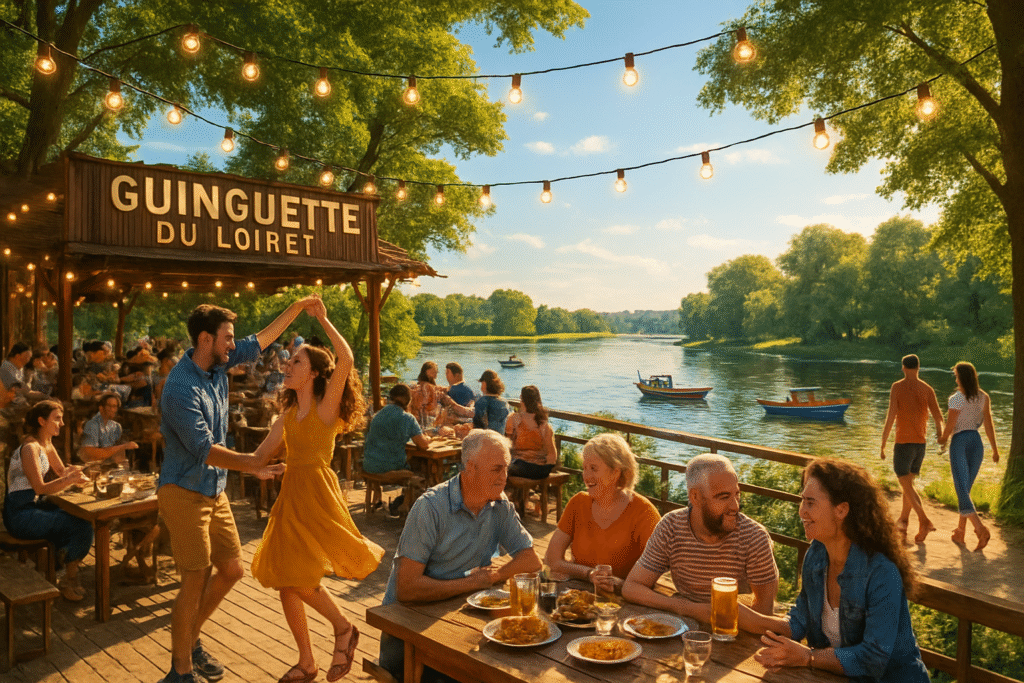 La guinguette du Loiret renoue avec l'été au bord de la Loire 2 découvrez l'ambiance festive de la guinguette du loiret, qui célèbre l'été au bord de la loire. profitez de soirées conviviales, de musique et de spécialités locales dans un cadre chaleureux en plein air.
