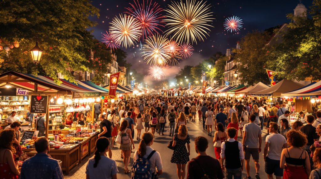 découvrez les angevines de fougères, un week-end animé en ille-et-vilaine avec défilés colorés, braderies gourmandes et un spectacle de feux d'artifice pour petits et grands. vivez une fête locale conviviale à ne pas manquer !