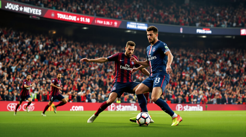 découvrez comment toulouse a subi une lourde défaite contre le paris saint-germain, porté par le talent exceptionnel de joao neves, lors de ce match de ligue 1 riche en rebondissements.