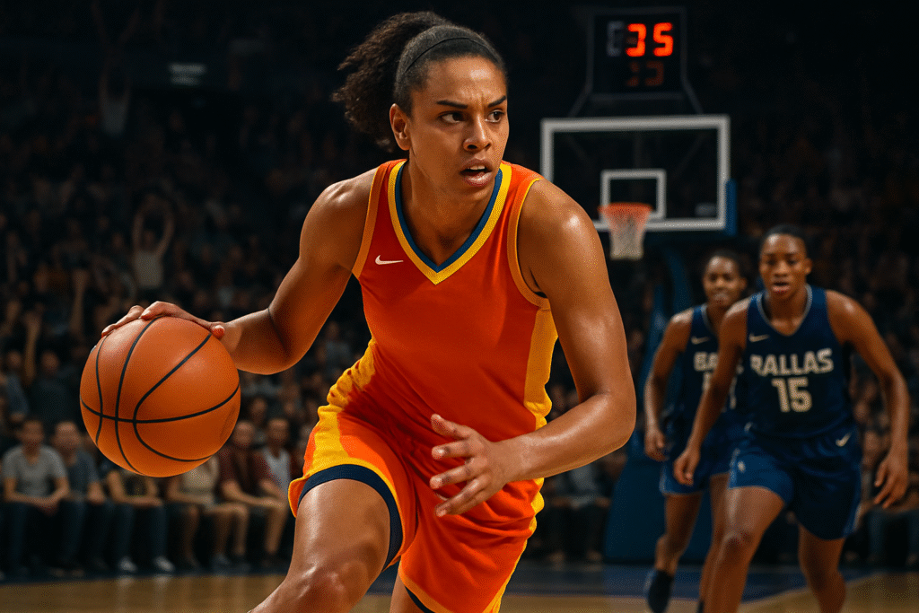 paige bueckers impressionne avec une performance exceptionnelle de 44 points, mais le dallas perd de justesse au buzzer lors d'un match palpitant de la wnba.