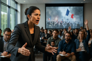 prisca thévenot, députée des hauts-de-seine, s'exprime fermement face aux menaces entourant le blocage du 10 septembre : elle appelle à mettre fin aux intimidations et à préserver le dialogue démocratique.