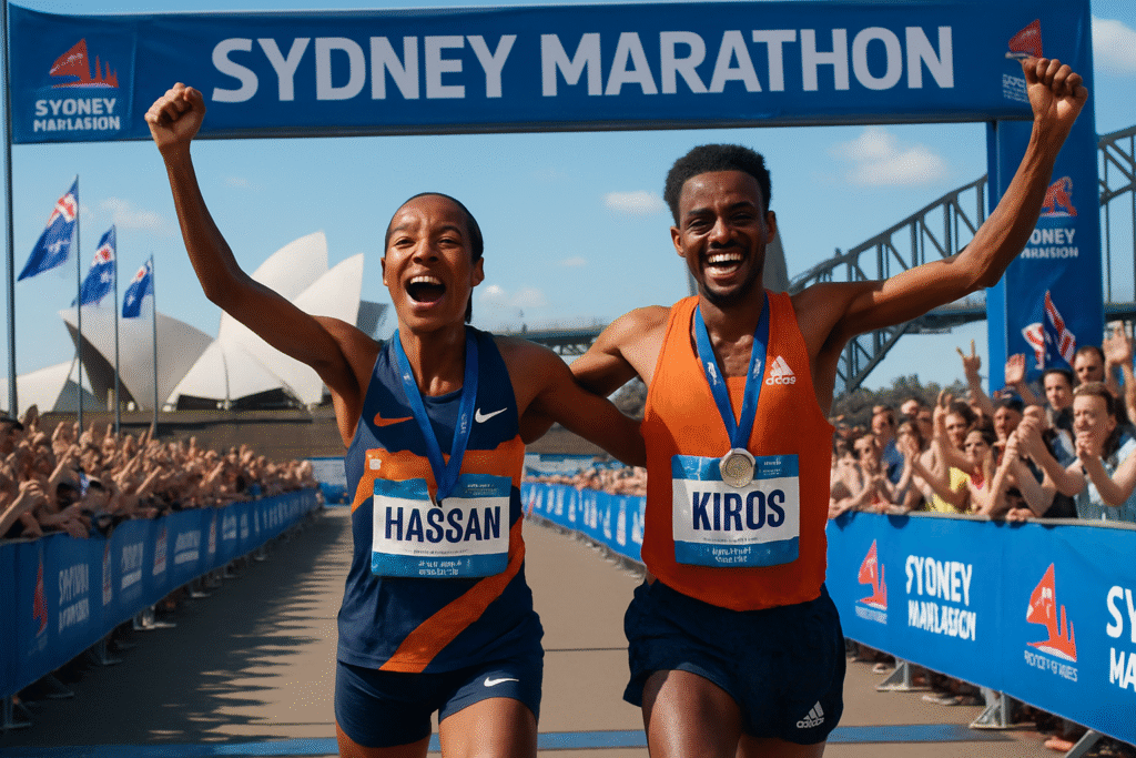 sifan hassan et hailemaryam kiros remportent brillamment le marathon de sydney, établissant un nouveau record impressionnant lors de cette édition mémorable de la course.