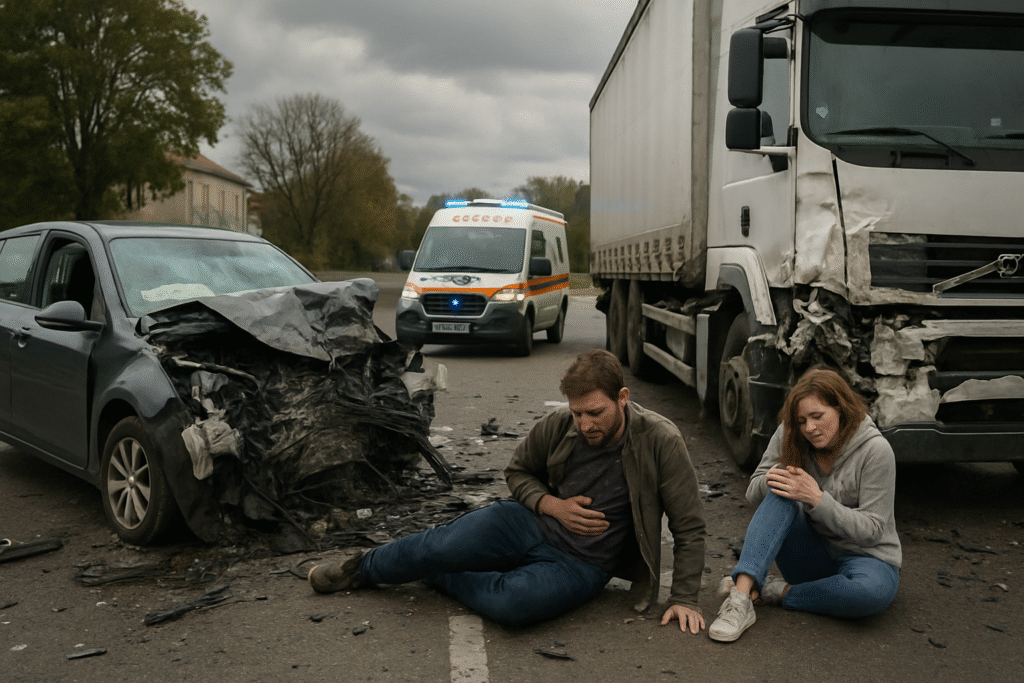deux personnes ont été blessées dans un accident impliquant une voiture et un camion près d'orléans. découvrez les circonstances de ce choc et la situation des victimes.